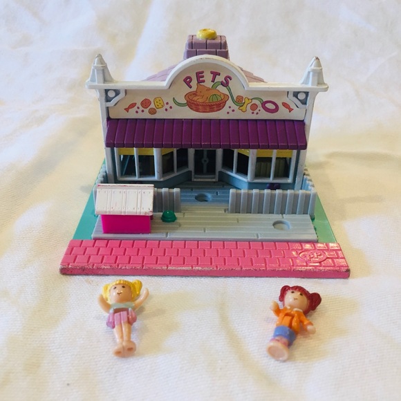 1993 Polly Pocket pet store with grooming station. 1993 Full description
